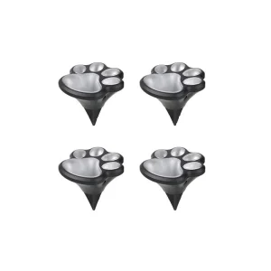 Small Outdoor Cat Paw Solar LED Light Waterproof Garden Courtyard Lawn Light