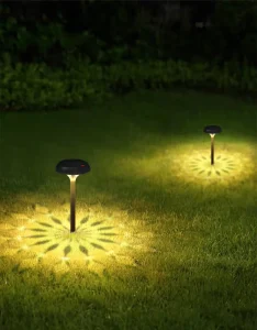 Small Solar LED Garden Ground Stake Light, IP64
