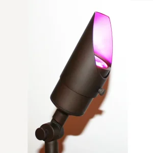 Smart Control 5W RGBWW Waterproof Outdoor Brass Landscape Lighting Spot Lights Garden Lawn Lights