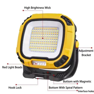 Soft Glow LED Camping Atmosphere Lamp Portable Hanging Design IP44 Waterproof Tent Lantern