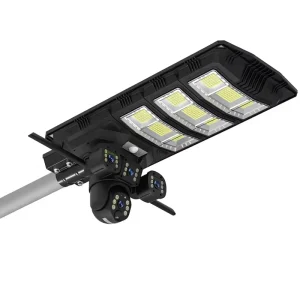 Solar 4G&WiFi Security Camera Light 12MP HD Full Color Night Vision Motion Sensor IP65 Waterproof Outdoor Street Lamp