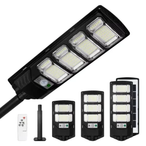 Solar Charging Portable Integrated Street Light Waterproof ABS Material Induction Solar Panel Light Outdoor