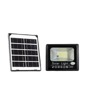 Solar Flood Light Remote Control Ultra Bright IP67 Waterproof Outdoor Gardens Theme Parks Roads Hotels Sports