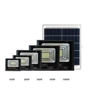 Solar Floodlight Outdoor Waterproof Ip67 Flood Lamp 25w 40w 60w 100w 200w Led Solar Flood Light