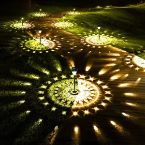 Solar Garden Light with LED Light Source Waterproof Solar Light Outdoor for Courtyard Garden Park Decoration