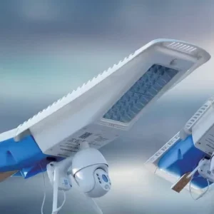 Solar IP65 Waterproof Road Outdoor LED Lighting Broadcast Multifunctional Street Lamp