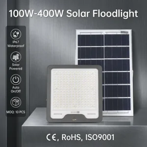 Solar LED Flood Light 100W 200W 300W 400W IP67 Waterproof Star River Series Outdoor Garden Security Projector