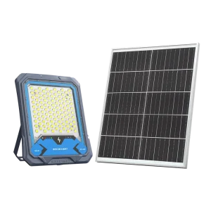 Solar LED Flood Light 6000K Daylight Alert IP66 Waterproof Dusk Dawn Motion Sensor High-Capacity Battery for Garden Outdoor