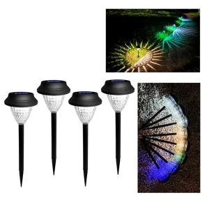 Solar LED Lawn Light Automatic Charging Waterproof Outdoor Garden Landscape Light