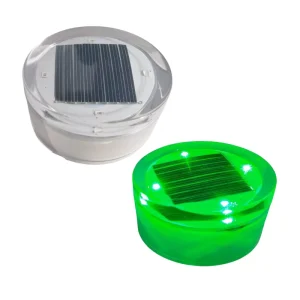 Solar LED RGB IP68 Outdoor Underground Ground Lights Recessed Buried Wireless Control Water-Resistant Garden Landscape Lighting