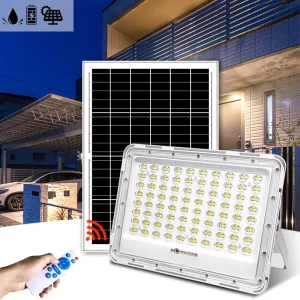 Solar LED Spotlight Kit IP65 Rated Plastic Construction Landscape Integrated High Capacity Battery Long-Lasting ROHS Certified