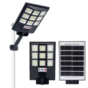 Solar LED Street Light for Road High Brightness 6500K 550lm/W Long Battery Life IP66 Rated