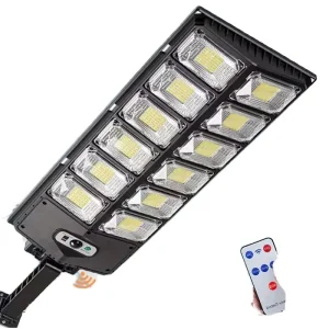Solar LED Street Lights with IP65 Rating Battery Powered ABS Plastic for Farm & Ranch Lighting