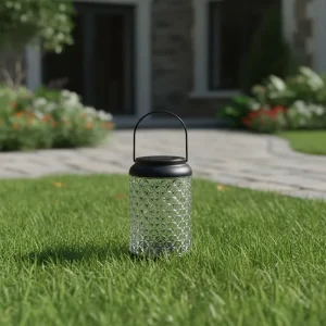 Solar LED Waterproof IP44 Garden Landscape Decorative Light with Plastic Jar Design