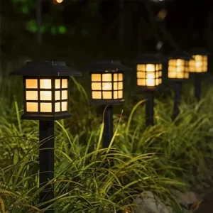 Solar Lawn Lamp Lighting Solar Pathway Garden Path Lights Outdoor Waterproof Landscape for Yard Patio Walkway Driveway Decor