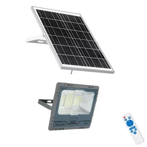 Solar Light IP65 Spotlights 60W 100W 200W LED Floodlights Outdoor with Lithium Battery