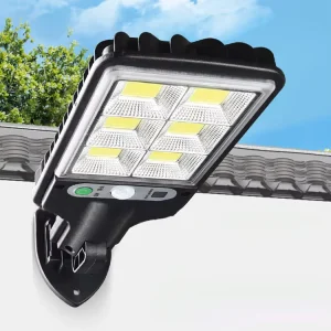 Solar Outdoor LED Garden Wall Light Body Sensing Garden Patio Garage Door Waterproof Security Street Light