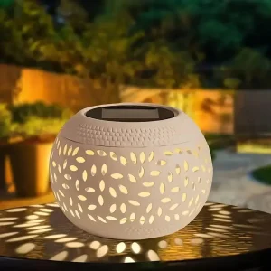 Solar Outdoor Waterproof Customizable Metal Solar Table Lantern Garden Light for Decorative for Garden Indoors