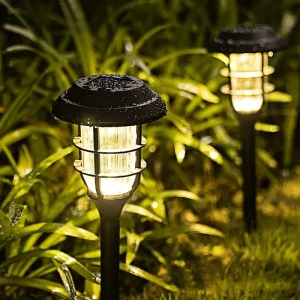 Solar Outdoor Waterproof IP65 Stainless Steel Wireless LED Courtyard Lights for Balcony