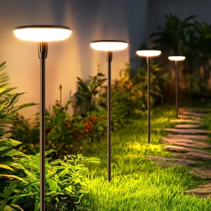 Solar Pathway Lights Outdoor for Garden Landscape Decor LED Floor Plug Lawn Lamp for Home Park Walkway Lighting