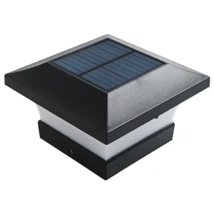 Solar Post Cap Lights LED Outdoor High Brightness Warm White 5000K IP65 2000mAh Pillar Lights