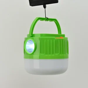 Solar Powered LED Emergency Hand Lamp with Battery and 2-5 Hour Runtime for Hiking and Fishing