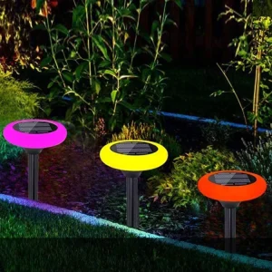 Solar Powered Lamp Waterproof Landscape Lighting Pathway Patio Yard Lawn Decoration Outdoor LED Garden Lights