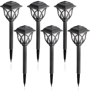 Solar Powered Waterproof Outdoor ABS Lawn Light Garden LED Landscape Lighting for Pathway and Yard