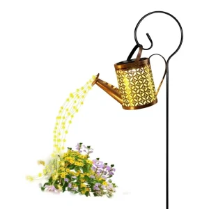 Solar Star Pot Light PVC IP55 Waterproof Outdoor Colorful Garden String