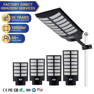 Solar Street Light IP65 Waterproof Super Bright LED Garden Lighting