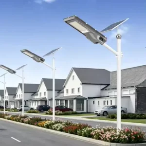 Solar Street Light Integrated LED Outdoor Waterproof Motion Sensor Road Lamp with Plastic Shade CCC & ROHS Certified