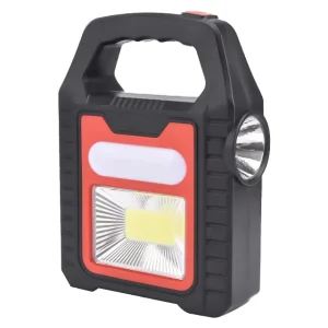 Solar Torch Light Outdoor Waterproof LED Hand Lamp Flashlight with ABS Body