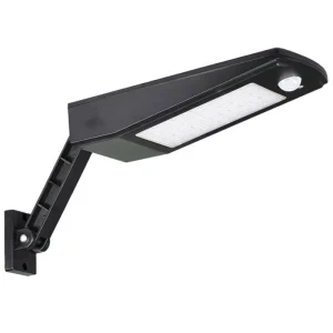 Solar Wall Light/Floodlight with PIR Motion Sensor for Garden, Yard, Patio, and Fence