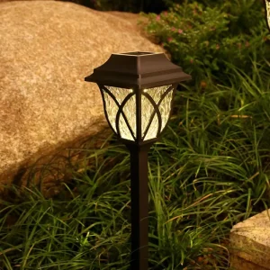 Solar Waterproof Low Voltage Garden Lamp for Outdoor Home Decor Lawn Floor Use 1.2V