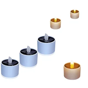Solar-powered Pastoral Countryside LED Courtyard Light Outdoor Waterproof Small Night Light Home Use Garden Decoration