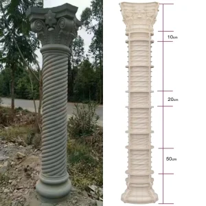Spiral Roman Pillar Mould for Cement Column Making