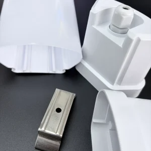 Square PC LED Tri-proof Light Housing Kit IP65 Waterproof 1.2m Aluminum Linear Shell for Industrial Warehouse Garage