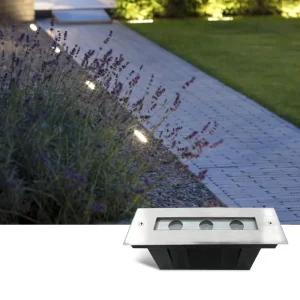 Stainless Steel IP67 Waterproof 3W LED Underground Pathway Light Inground Linear Light DC12V 24V Warranty