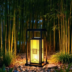 Stainless Steel Solar LED Bollard Light IP65 Outdoor Pathway Garden Lamp Sensor Control