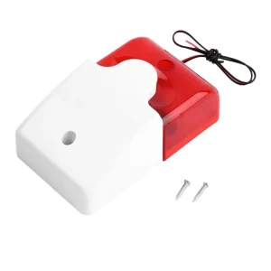 Strobe Siren Alarm Doorbell Flashing Light Portable ABS GSM WiFi Wireless Home Security PIR Motion Sensor 100m