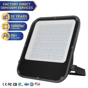 Super Bright 100W 500W IP65 LED Flood Light for Garden Tunnel & Stadium