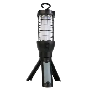 Super Bright 650 Lumen Adjustable USB Rechargeable 360 COB Camping Work LED Light Lamp Tripod with Hook