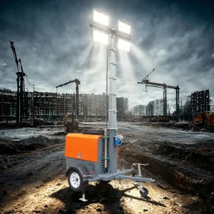 Super Power High Mast Portable LED Light Tower High Power Diesel Fuelled