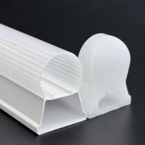 T8 LED Tube Housing Kit 1200mm 4ft Full PC Diffuser IP65 Waterproof Fluorescent Replacement Shell for Workshop Garage