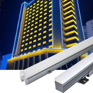 Temperature Resist Led Profile Light Aluminum Profiles Lighting Outdoor Permanent Lamp LED Bar Linear Light Building Wall Washer