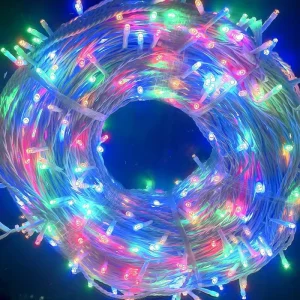 Twinkle Party Waterproof LED String Lights for Christmas Halloween & Valentine’s Day Patio Fairy Light Outdoor Garden Decoration