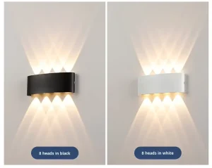 UP and Down Outdoor LED Wall Lamp IP65 Waterproof 2W 4W 6W 8W 10W 12W Surface Mounted Led Wall Light for Garden