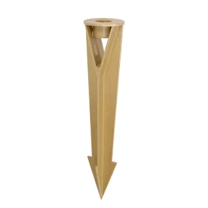 USA Warehouse LT401C Landscape Lighting Durable Big Brass Stake Fixture Spikes for Residential Lights Garden Lamp Exterior Light