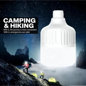 USB Rechargeable LED Bulb, 3 Modes, for Outdoor Camping, Stalls, and Emergencies