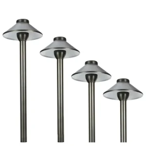Umbrella-Shape AC-Powered Lawn Light IP65 Waterproof 5W 3500K Warm White Aluminum Alloy Dimmable